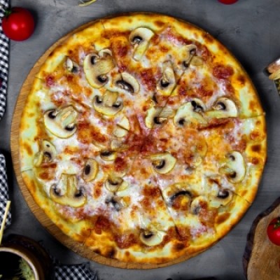 Пицца Курица-грибы