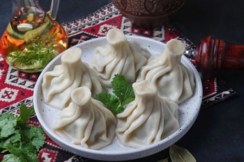 Хинкали с мясом (свино-говяжий)