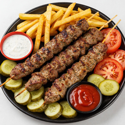 Люля кебаб из свинины и курицы